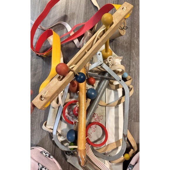 VTG Johnny Jump Up Infant Jumper 24lb Baby Exerciser /50s Baby Crib Toys Doorway - Picture 11 of 15